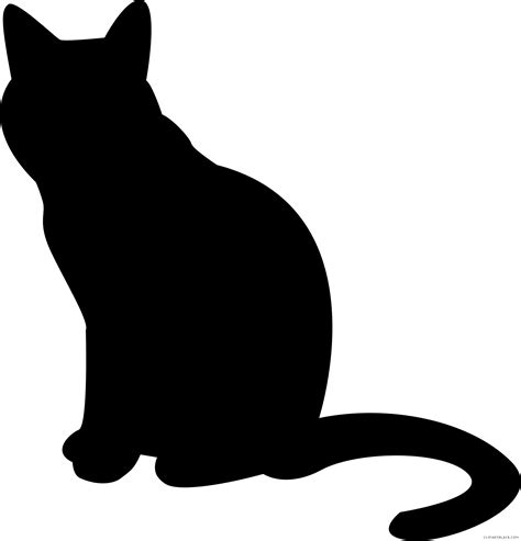 black cat silhouette|free black cat clip art.